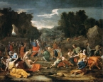 Les israelites recueillant la manne dans le désert, Nicolas POUSSIN